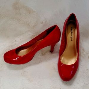 Madden Girl Red Heels